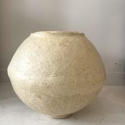 Papier-mâché jar