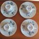 Set of 4 cups and 4 saucers limoges porcelain bernardaud