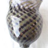 Glass vase on a stand