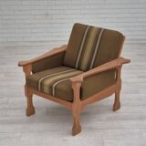 1970s, Danish design, club chair, original very good condition, furniture wool fabric.