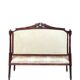 Canapé sculpté et tissu de style Louis XVI, 1900