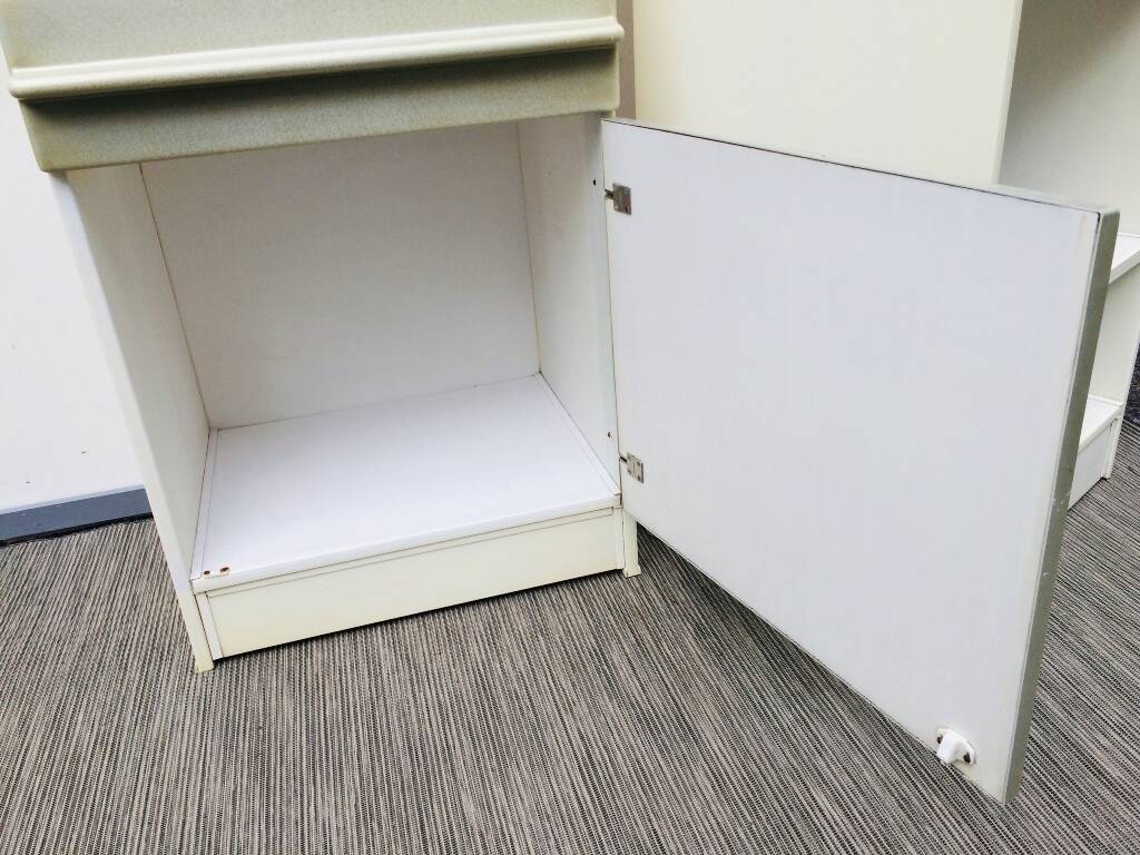 Set of 3 Guy Bernard cabinets for Meurop # Vintage 70s