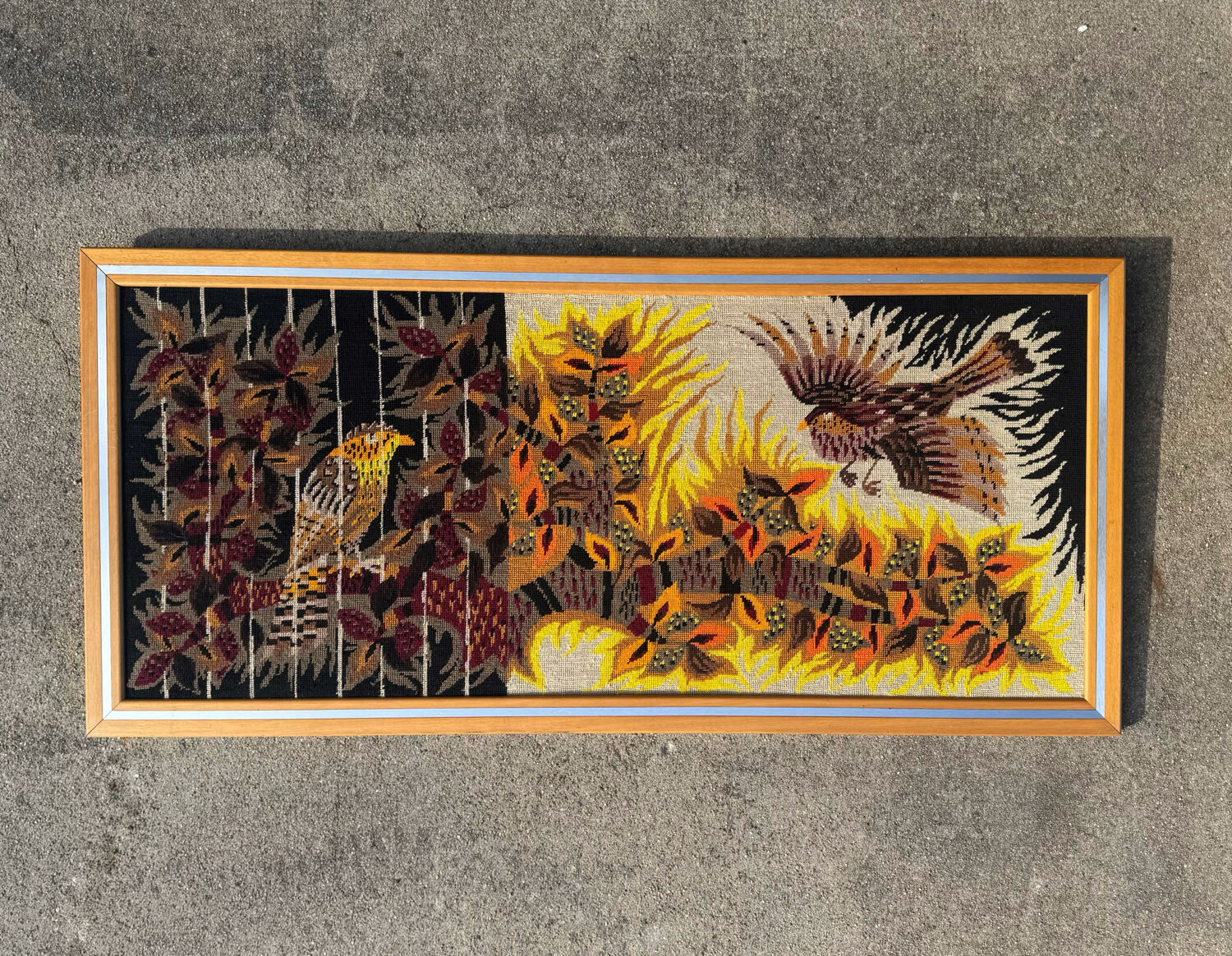 Tapestry by Jean Lurçat from the 1970s.