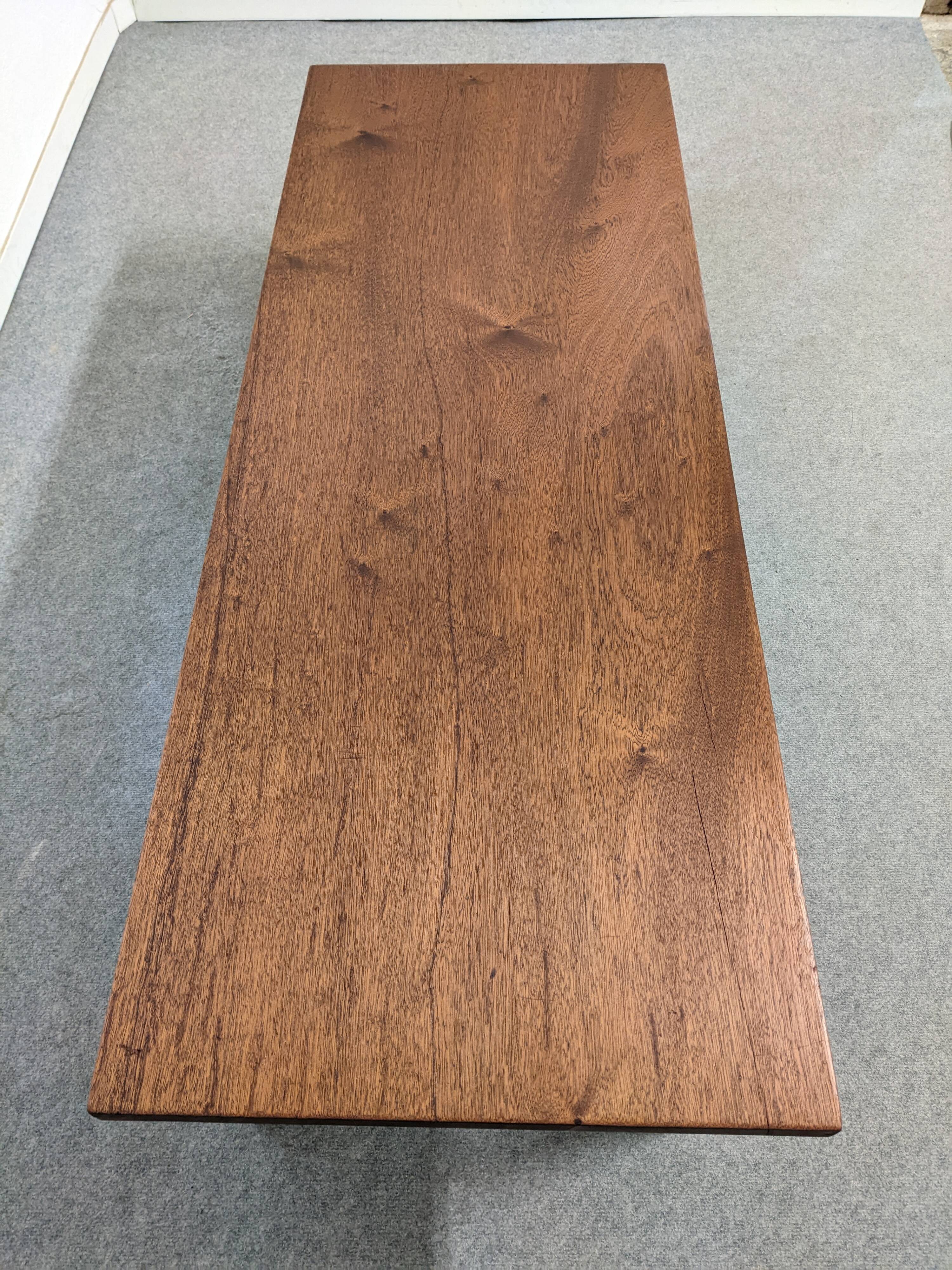 Scandinavian XL coffee table in solid teak from the 50s/60s