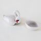 Porcelain swan box, 1960s, made in Europe