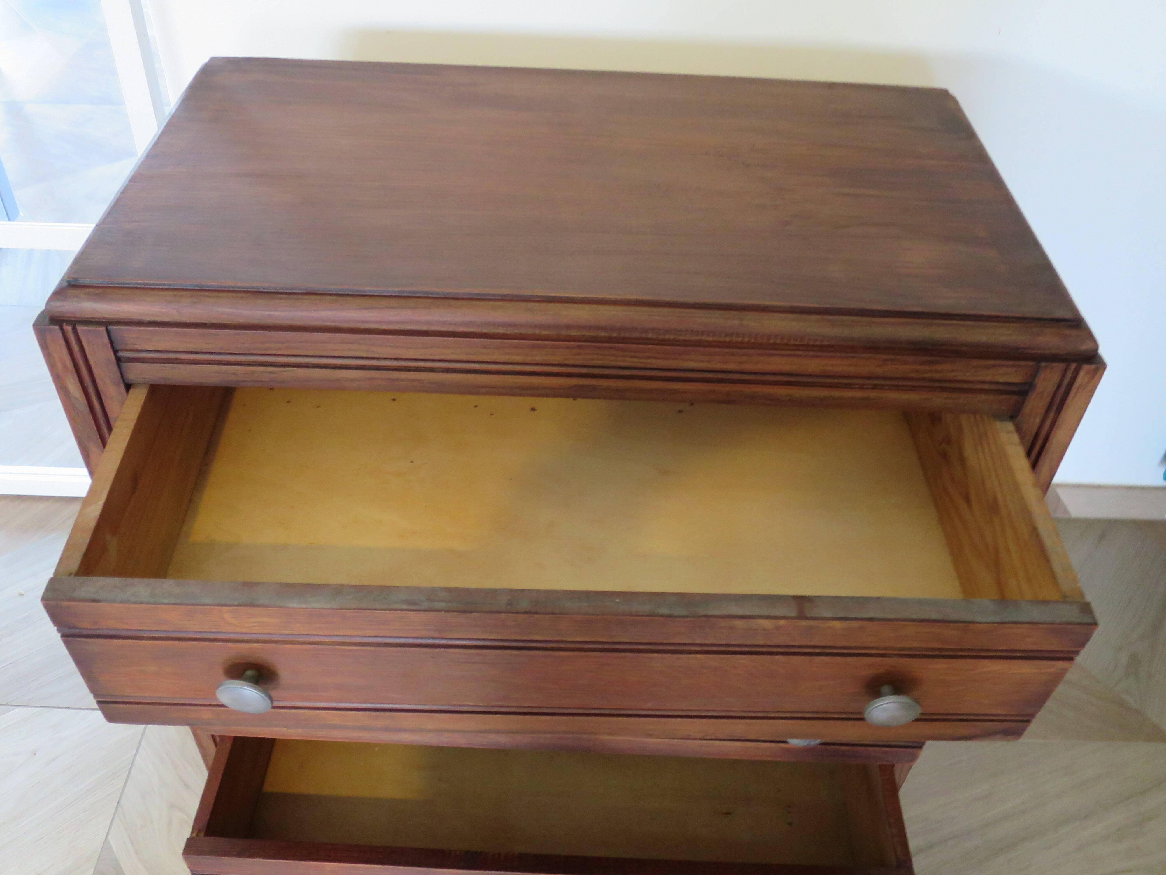 Art Deco chest of drawers - 1950s - mustache-style legs - vintage