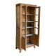 Armoire parisienne vitrée en bois brut, 1940