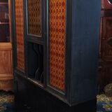 Vintage painted wooden bookcase