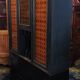 Vintage painted wooden bookcase
