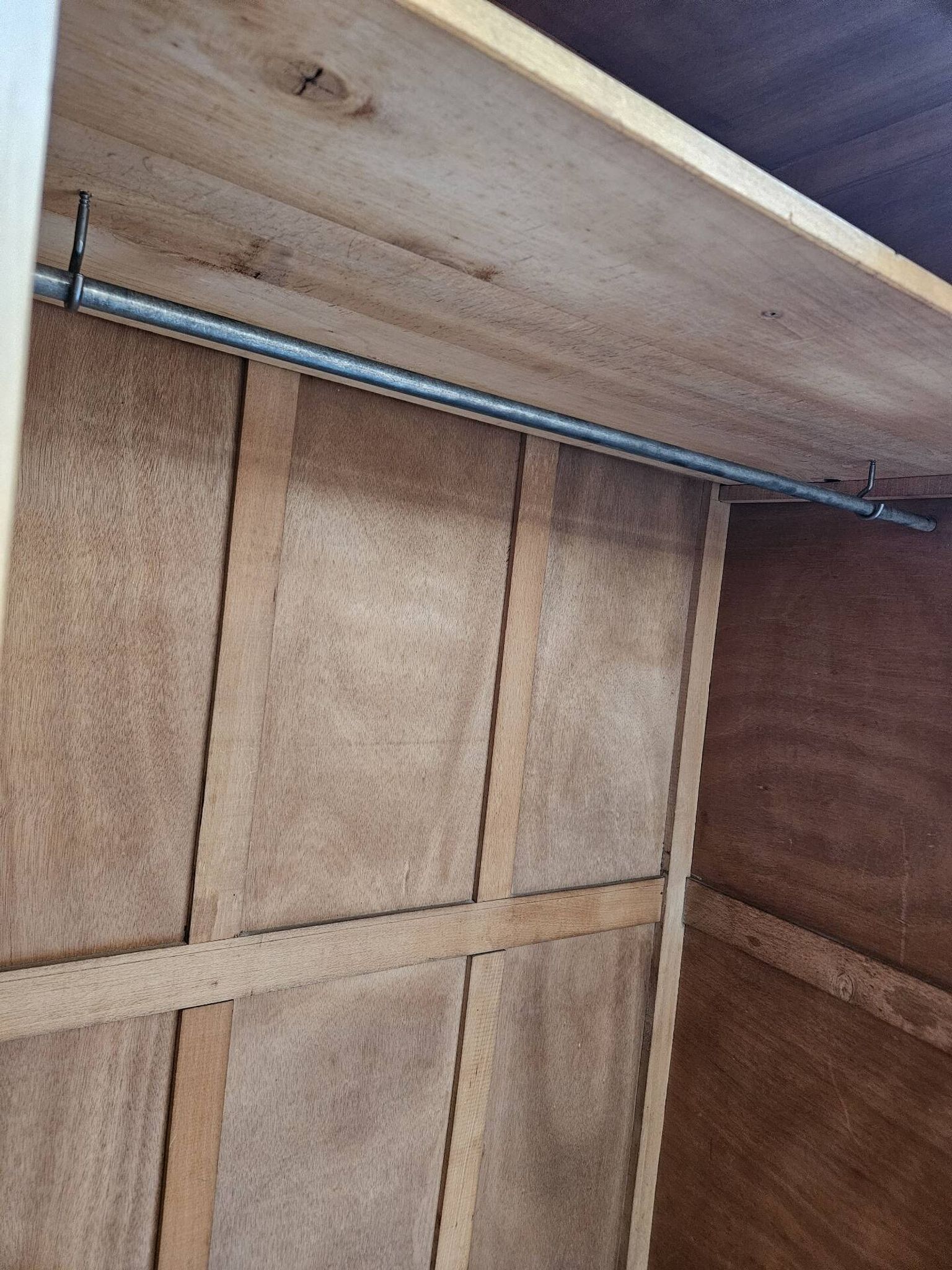 Antique wooden wardrobe