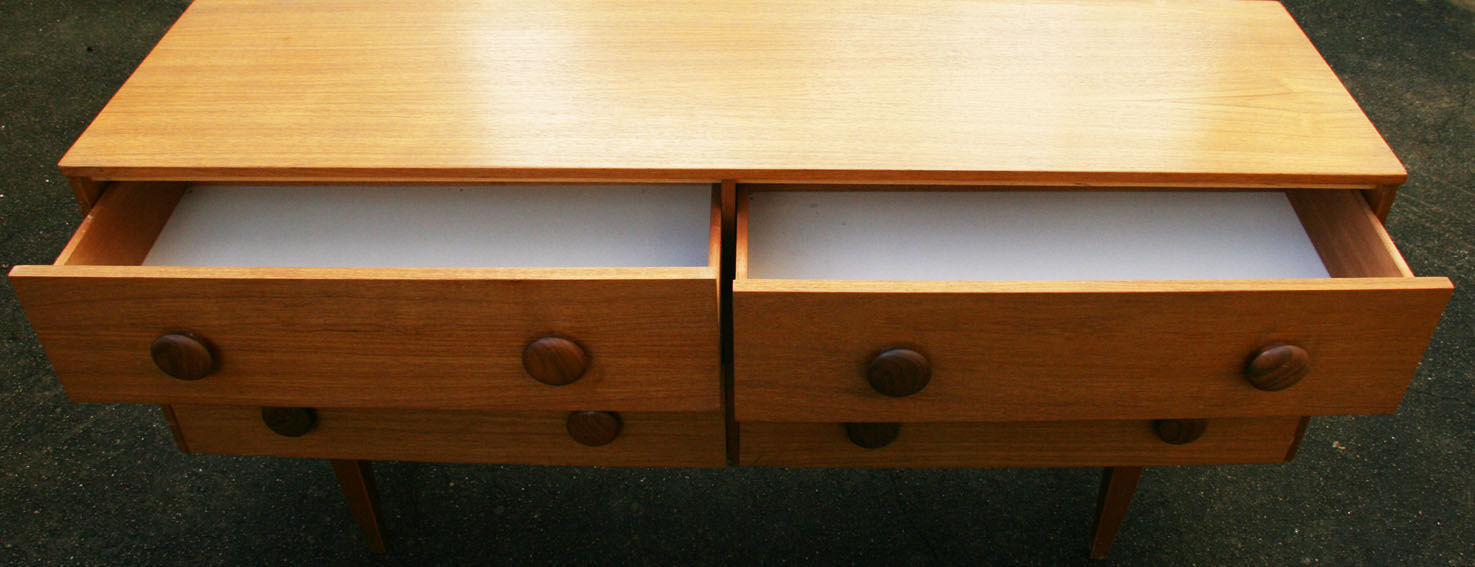 Enfilade en teck blond  1970