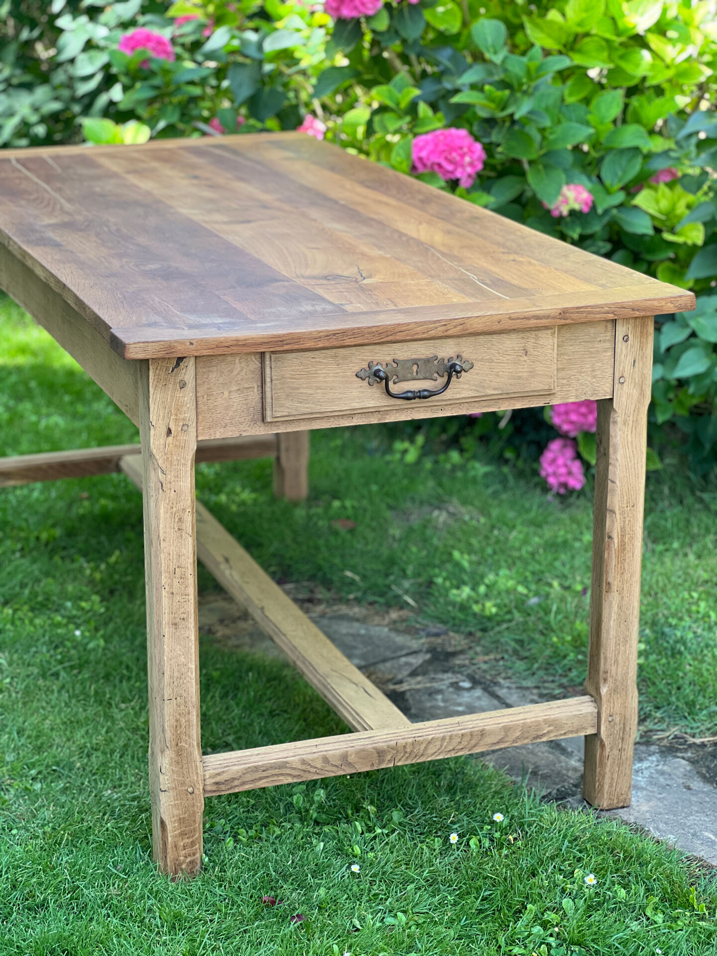 Farm table - solid oak light wood