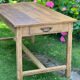 Farm table - solid oak light wood