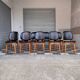 Set of 10 Pegase Baumann chairs