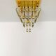 Chandelier en verre Flush par Ernest Palme