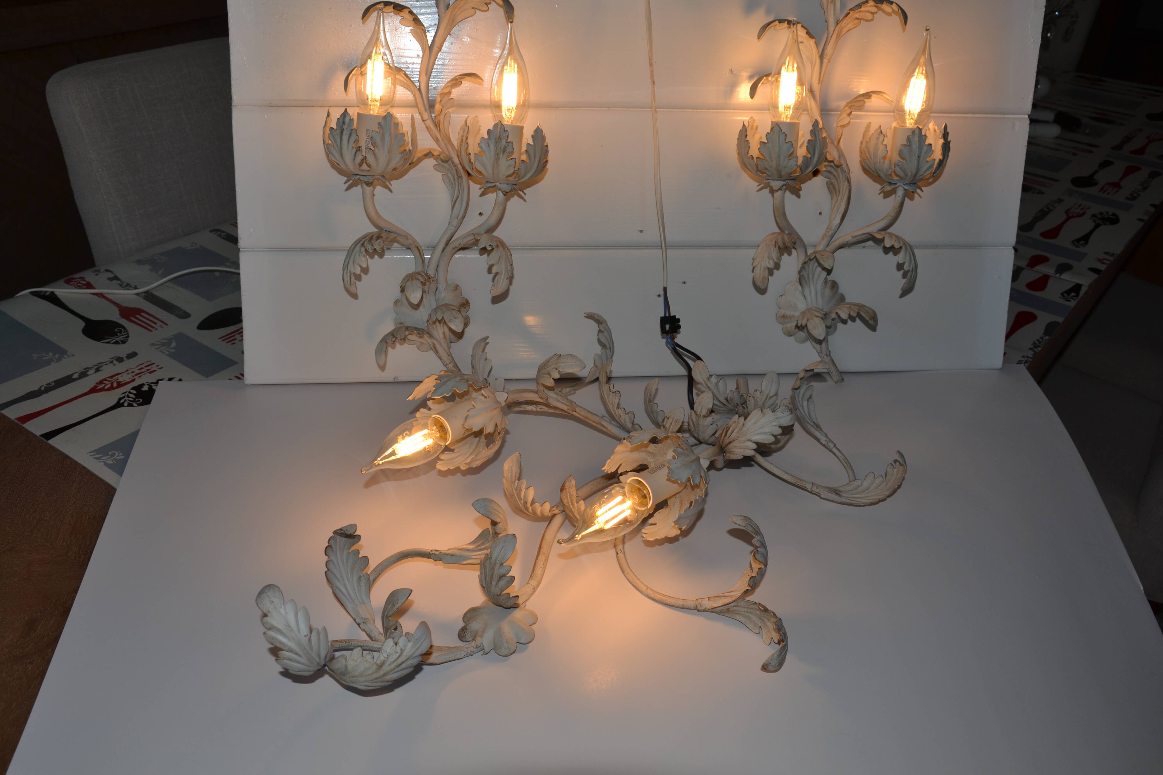 Large Florentine wall sconce