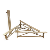 Slatted benches 1930 in beech