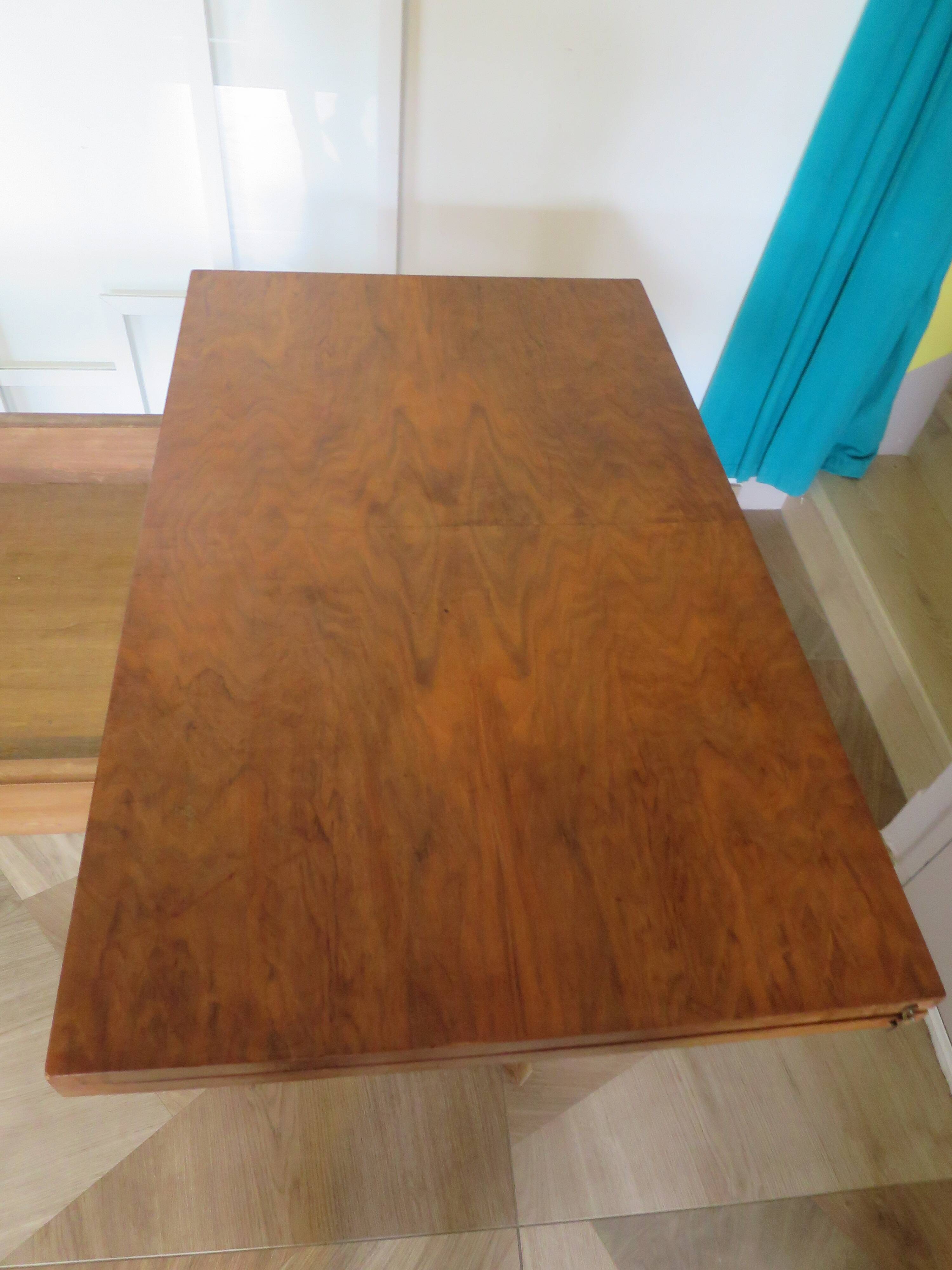 Table de salle à manger extensible, années 50-60