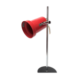 Vintage adjustable desk lamp red