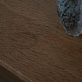 Free-standing oak desk, Mid-century modern Danish, Henning Kjærnulf, 1950s