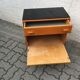 Pair 2pcs Vintage NOVY DOMOV Frantisek Mezulanik Side Table Bedside Drawer Glass 60s.