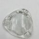 Triangular glass ashtray