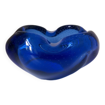 Bol - cendrier - vide poches en verre boulée de Murano c.1970