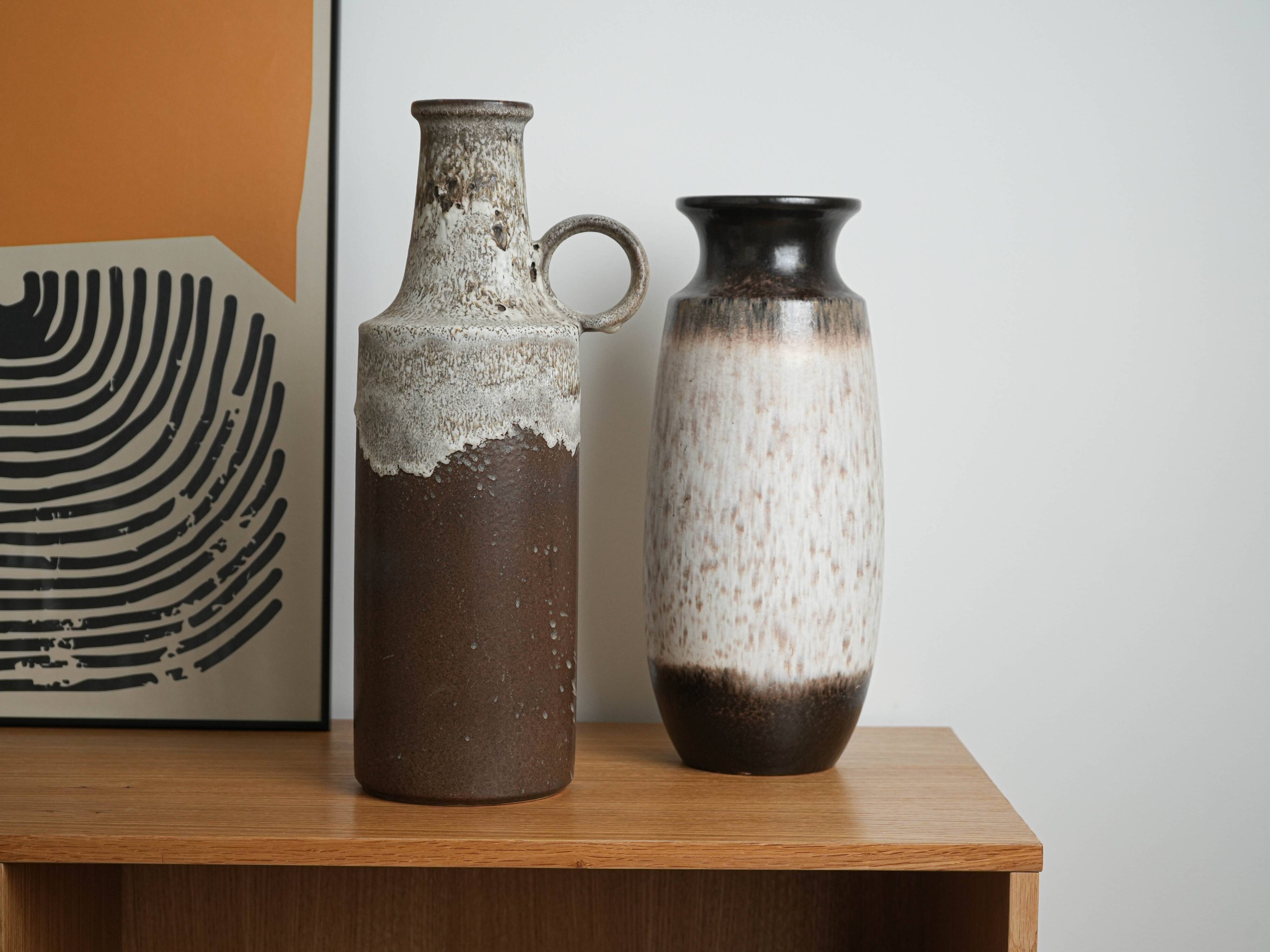 Ceramic vase, German design, 1970s, made in West Germany