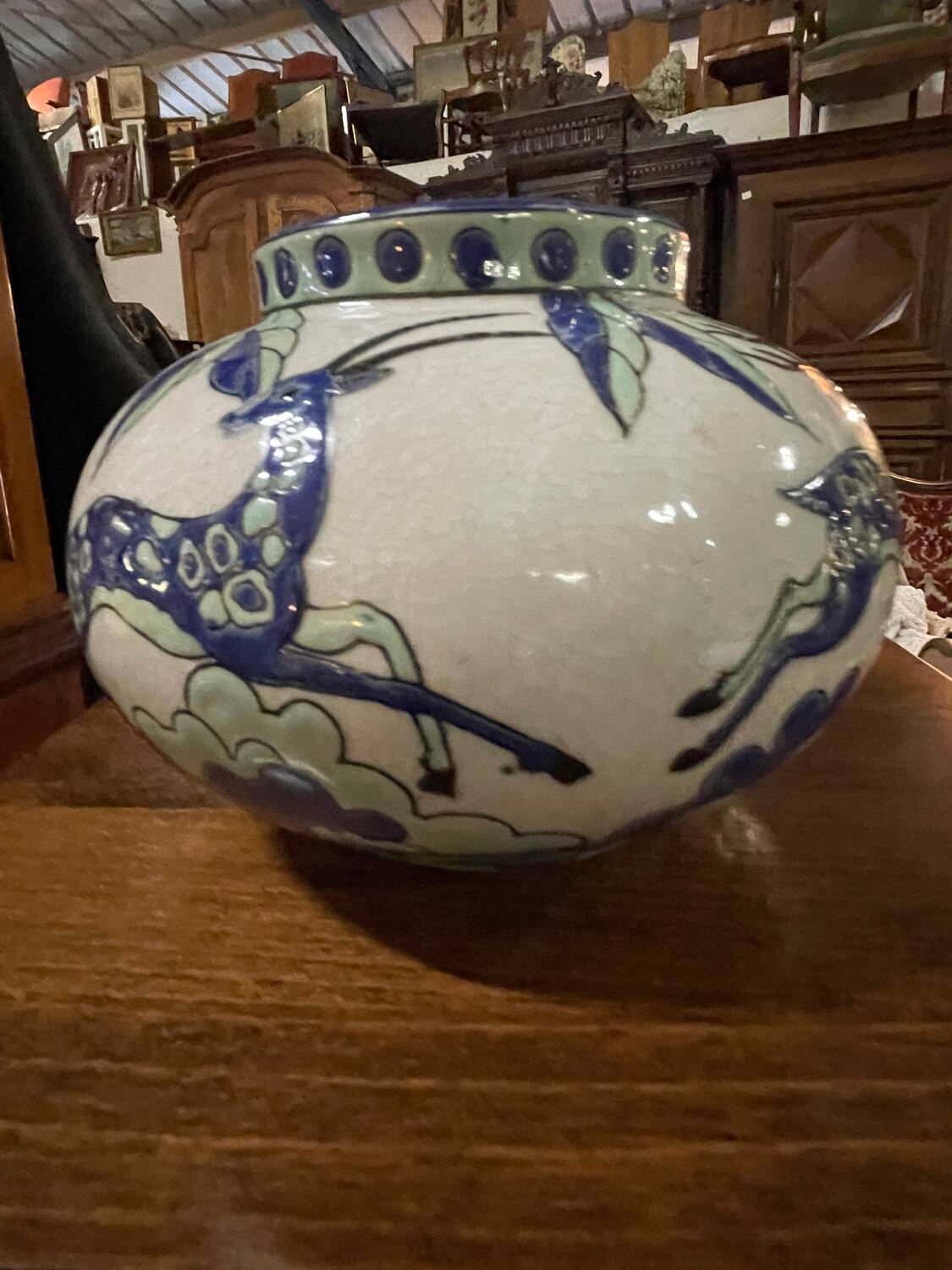 Belgian earthenware vase 1925-1930