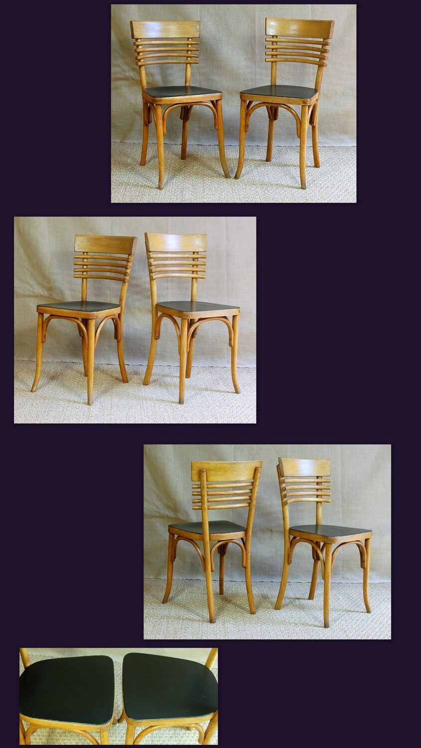Pair of bistro chairs