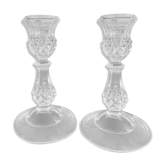 Bougeoirs en cristal