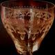Port glass or crystal aperitif engraved nineteenth
