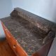 Wooden sideboard with marble top