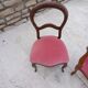 Armchair and chair Louis Philippe