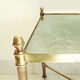 Neoclassical coffee table 1960 gilded brass