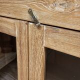 Natural Burmese teak sideboard