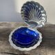Metal shell butter dish