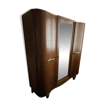 Armoire 3 portes et miroir