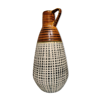 Vase céramique West Germany vintage signé numéroté
