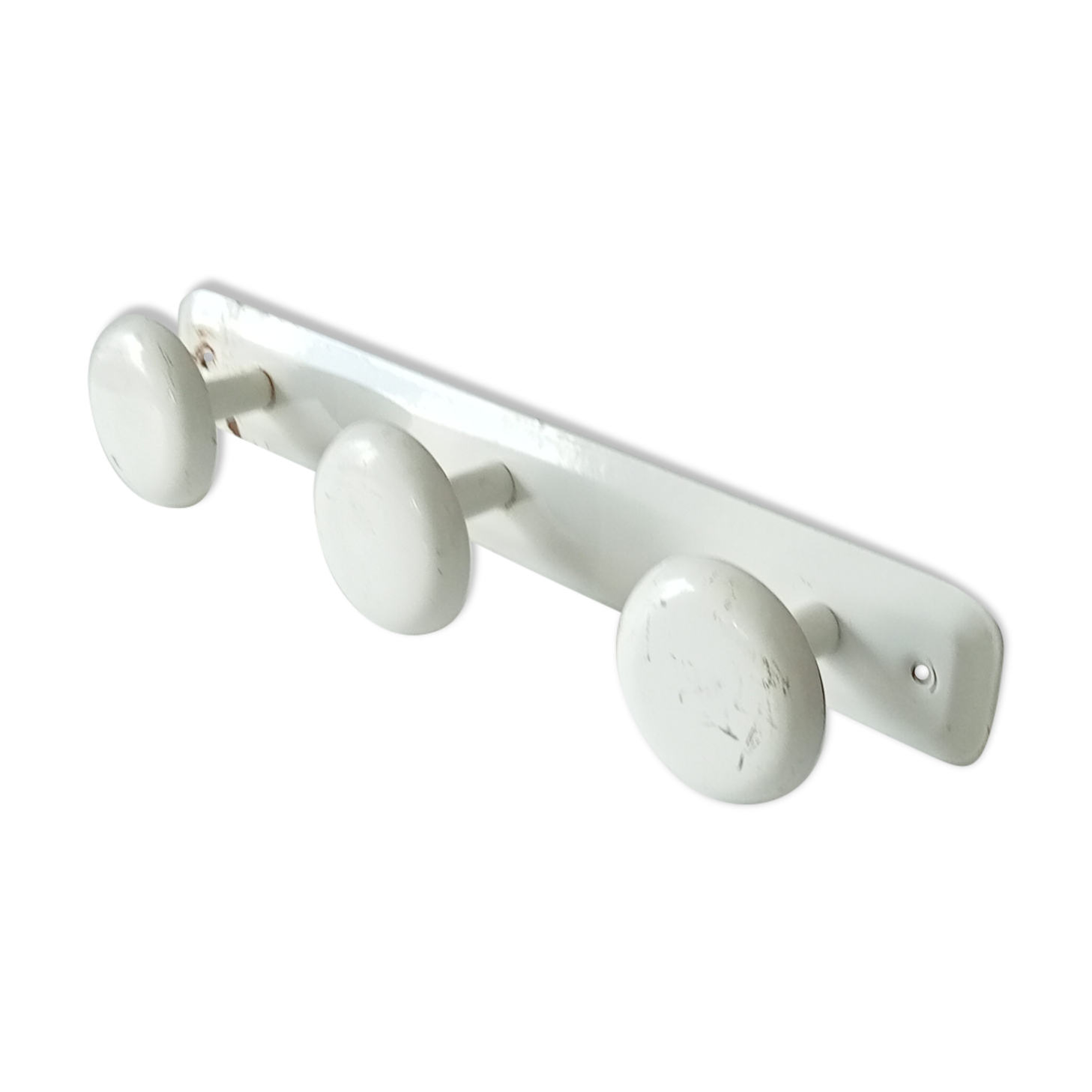 Vintage steel coat rack