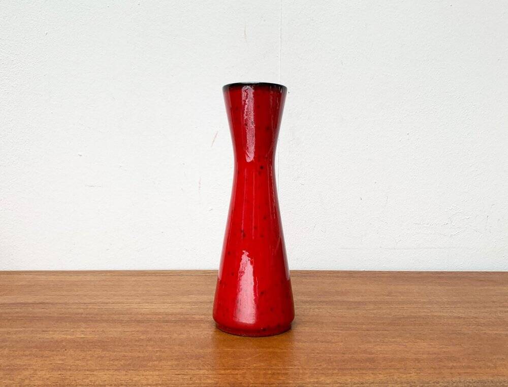 Diabolo Vase in West German Ceramic from the Mid-Century, WGP, by Scheurich, 1960s