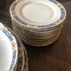 Full service 74 pieces Limoges porcelain vintage art deco