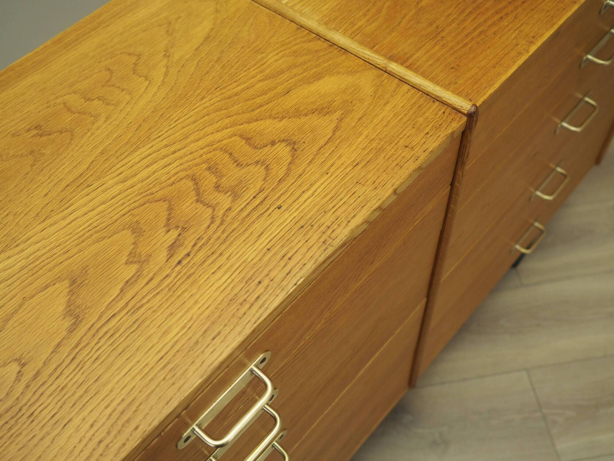 Commode en frêne, design danois, années 1960, fabricant : Lyby Møbler
