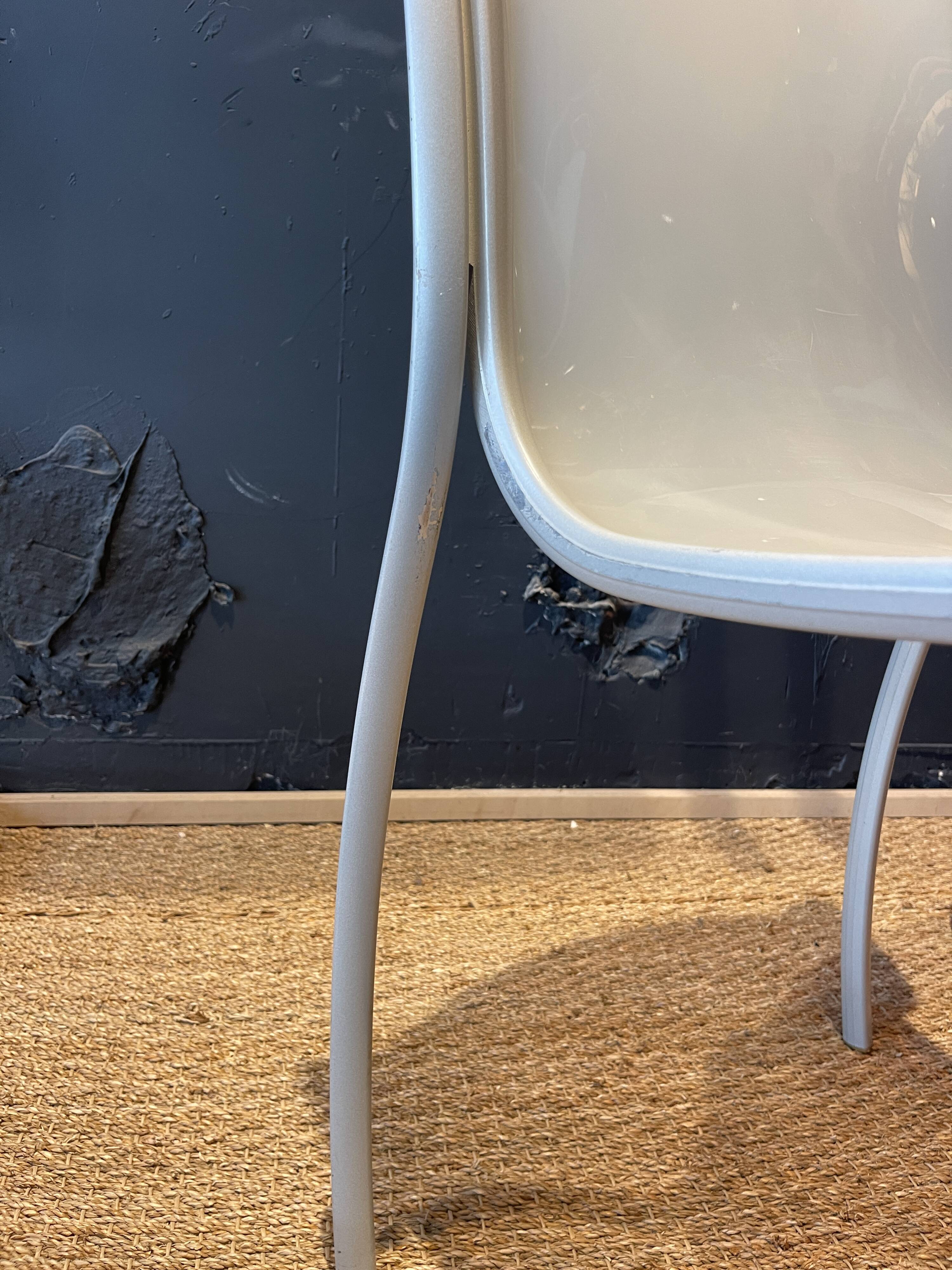 Pair of FPE chairs by Ron Arad for Kartell translucent and