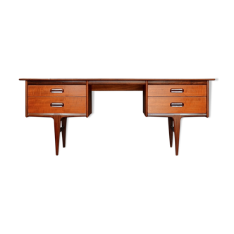 Midcentury afromosia desk from A. Younger designed by John Herbert