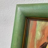 Portrait of a woman in oil