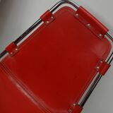 Set of Two Red Chairs by Dalvera for Les Arcs, 1960s