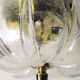 Brass ceiling light and Murano glass. GLASH-TTE LIMBURG. 1970