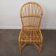 Bureau et sa chaise en rotin