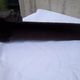 Pair of cast iron channels and metal FAU woman's head